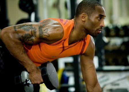 kobe working out