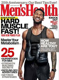 Usher is known by many as a true workout enthusiast. His appearance on the cover of Men's Health is no surprise.