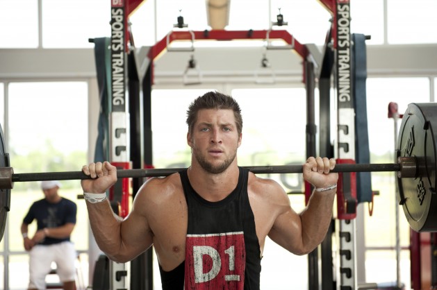 tim tebow muscles