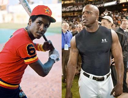 Check out the size difference throughout the span of his career. The critics can claim it was drugs and steroids, but Barry Bonds still worked his butt off in the gym.