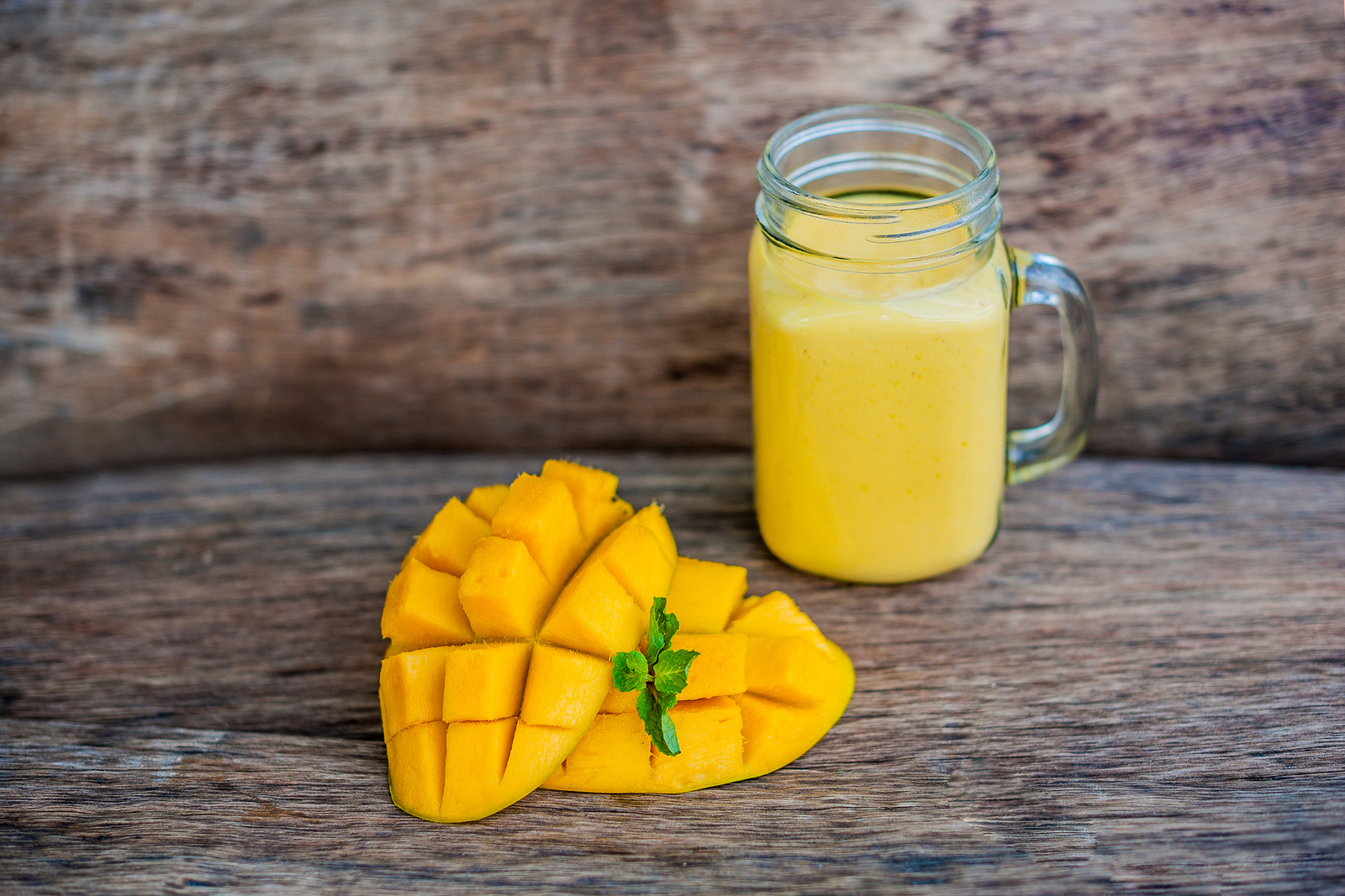 Add mangoes to your protein smoothie to get an antioxidant boost.